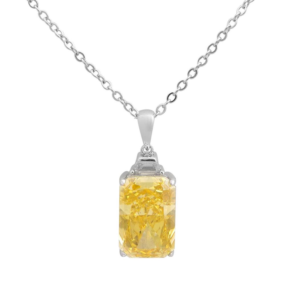 Серебряное колье с фианитами, вес изделия 4,66 гр (60002407)