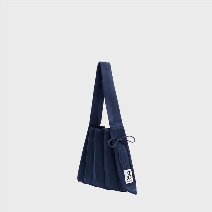 Lucky Pleats Knit S Classic Navy