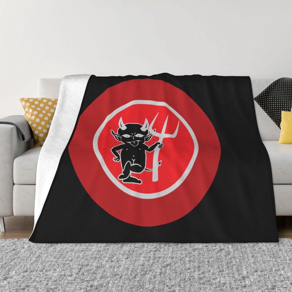 NEW BLACK DEVIL Blankets and Throws Super Soft Thermal Indoor Outdoor Blanket for Living Room Bedroom Travel