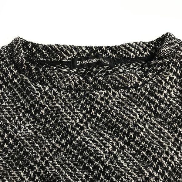 STRAWBERRY-FIELDS Made in Japan Sleeveless Cut and Sew Tank Top Women’s Size S-M Black(USED)