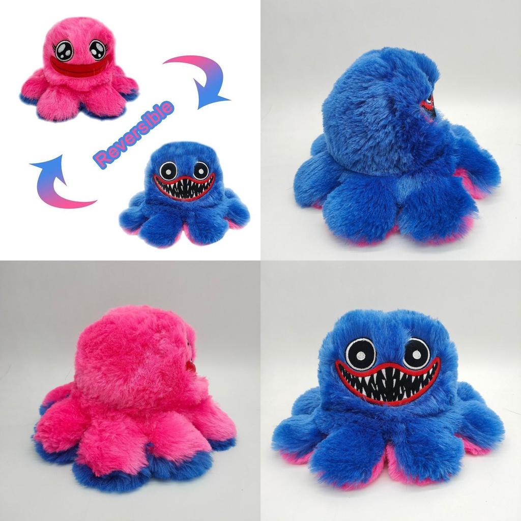 Doublesided Huggy Wuggy Poppy Playtime Plush Toys Reversible Stuffed Gifts Doll