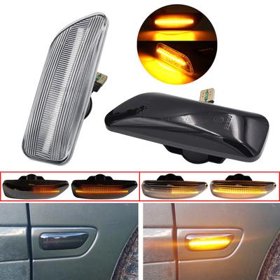 Volvo S60 MK1 2001 - 2009 için XC90 S80 XC70 V70 LED Dinamik Sinyal Lambası Yan İşaretleyici Sıralı Lamba Sinyal Göstergesi