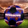 Chicago Bears Indoor Soccer Ball Colorful All Ages Size 5 Machine Stitched PVC Competition Ready Durable High-Bounce