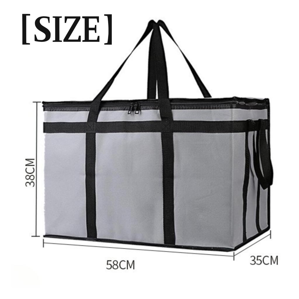 Geantă Cooler Extra Mare Cooler Moale Eco Cumpărături Mare Gri [SCGEHA], Cutie, Cooler, Geantă, Geantă, Termică, Capacitate, Pliabilă, Ușoară, (2 bucăți)