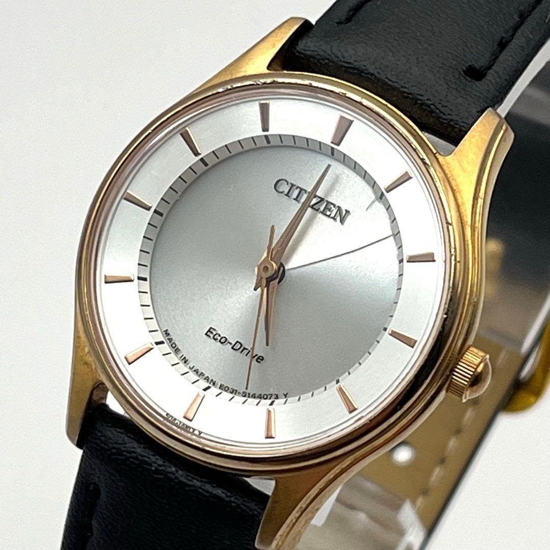 Женские часы CITIZEN Eco Drive, на солнечной батарее, золотой x черный. Работа не подтверждена.