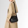 Borsa a Spalla Morbida in PU con Chiusura a Zip Frontale e Tracolla Regolabile Elegante Borsa Tote Quotidiana da Donna