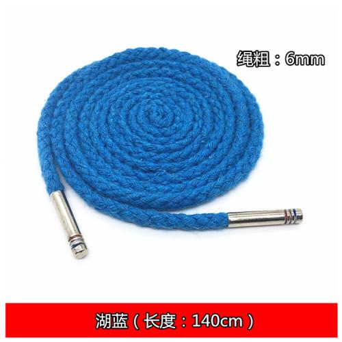 6mm Eight Strand Polyester Cotton Rope For Sports Pants Waist Rope, Clothing Drawstring, Dress Waist Rope, Shoelaces TJ21032
