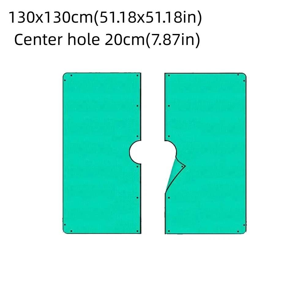 Corner Grommets Tree Trimming Drop Cloth Waterproof Yard Tree Work Mat  Garden Yard Cleanup