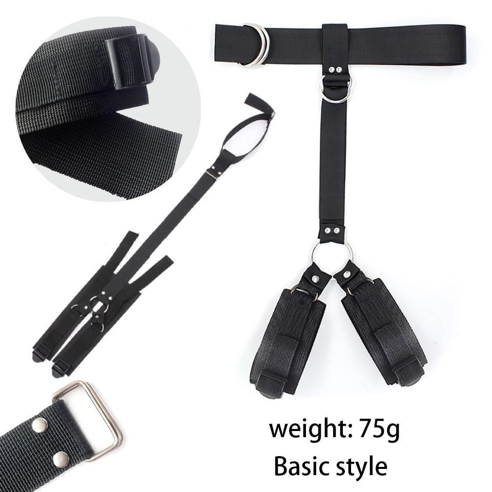 Set de curele pentru pat Bonadge Cătușe Manșete pentru glezne Reținere BDSM Gât sclav Fetiș Jucării sexuale erotice pentru femei Bărbați Cuplu Jocuri pentru adulți