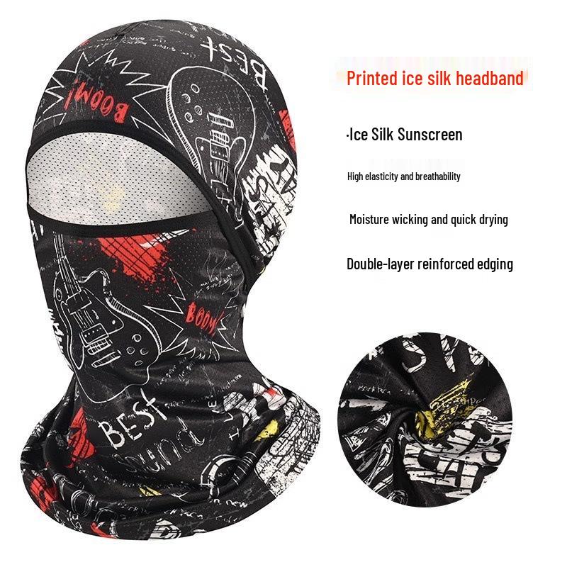 Unisex UV Protection Ice Silk Face Mask for Cycling and Fishing