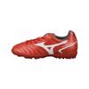 Mizuno Monarcida Neo 2 AS Artificial Grass Shock Absorption Durable Low Top Kids Soccer Shoes Kids sneaker Red White P1GE222560