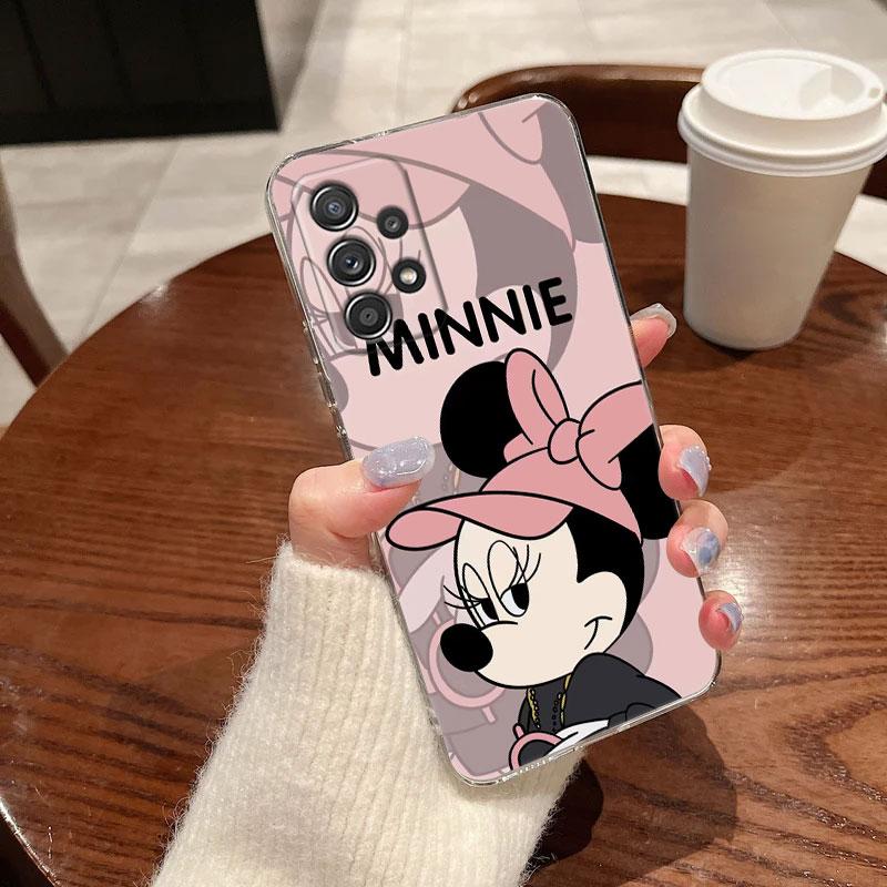 Disney Cartoon Clear Case For Samsung Galaxy A57 A37 A56 A36 Cases A55 A54 A35 A26 A07 A17 A16 A06 A34 A15 Soft Shockproof Cover