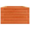Plant Pot Wax Brown 90 X 40 X 23 Cm Solid Pine Wood