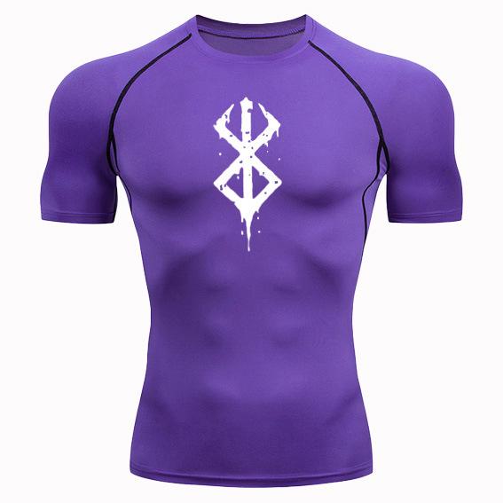 2025 Men's Quick-Dry Running T-Shirt: Breathable, Sweat-Wicking, Tight-Fit Gym Base Layer