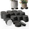 48pcs Pot Feet Risers Natural Rubber Flower Pot Mat Invisible Pot Feet For Heavy Outdoor Plants, Fl