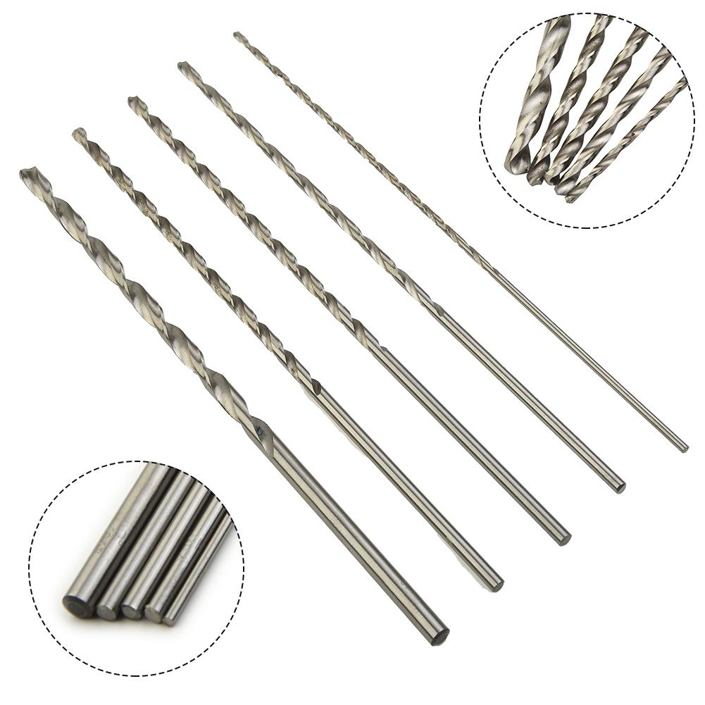 Replacement Drill Bit 5PCS 1 Set High Carbon Steel Extra Long Long Drill
