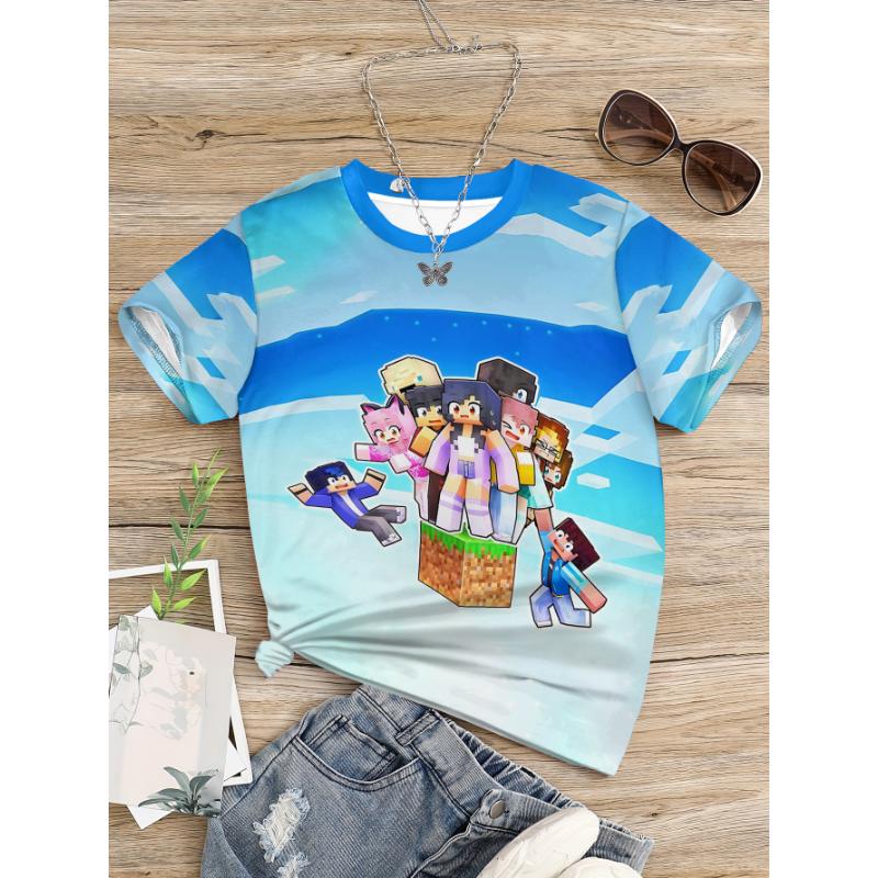 

Game Aphmau 3D Print Baby Clothing 5 to 14 Years Male Outdoor Clothes for Children Boy Girl Child T-Shirt Top Shirts 160