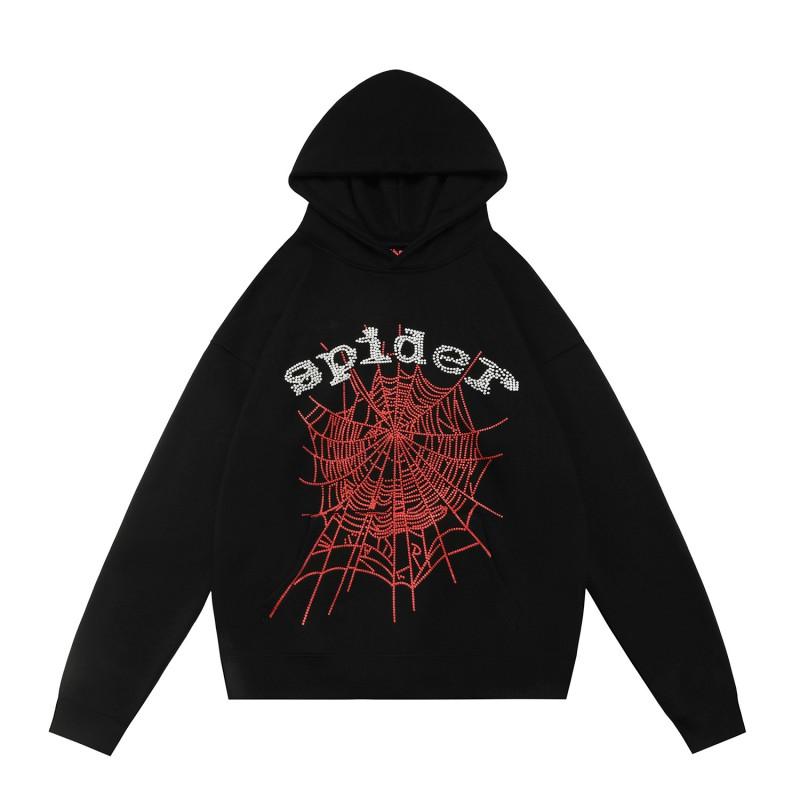 Mens Loose Fit Hoodie Hip Hop Style Printed Cotton Sweatshirt Streetwear