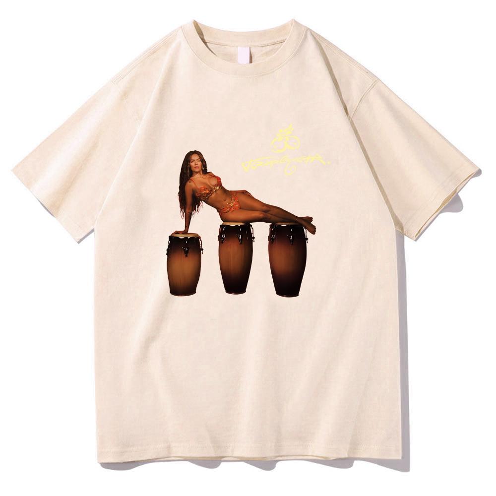 Karol G Tropicoqueta New Album Graphic Print T-shirts Funny Music Karol G Tee Unisex Top Women Cotton Comfortable Tshirts Unisex