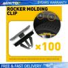 100X Rocker Panel Moulding Clip W/ Sealer For Into 9Mm Hole Jeep Cherokee 14-19