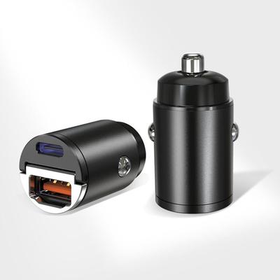 30W Car Charger USB Fast Charger QC 3.0 Quick Charge Type C PD Charging Adapter Cigarette Socket Lighter Mobile Phone Charger