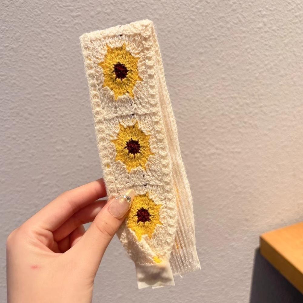 

Chinese Style Headband Knit Wash Face Hair Hoop Yoga Hairband Skincare 07