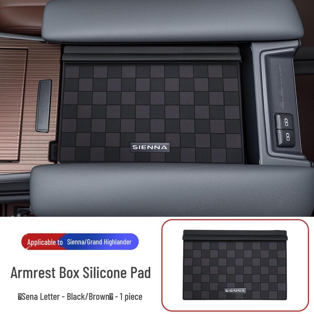 Toyota Sienna Center Console Silicone Anti-Slip Dashboard Mat