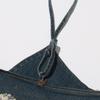 Set Due Pezzi Jeans Patchwork di Pizzo Trendy Estivo 2026 per Donna