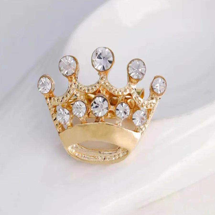 1Pc Crown Brooch Men s Set Rhinestone Alloy Hollow Retro Brooch Women s Dress Backpack Brooch Fashion Party Jewelry Gift 2026