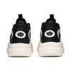 New ANTA Chunky Sneakers Women's Low Top Black/ivory White/floating Cloud Gray 122138887-4