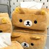 Rilakkuma Felpa Atractiva Caja de Pañuelos Anime Dibujos Animados Hogar Sala de Estar Dormitorio Lindos Soportes de Papel Bolsa de Almacenamiento para Servilletas