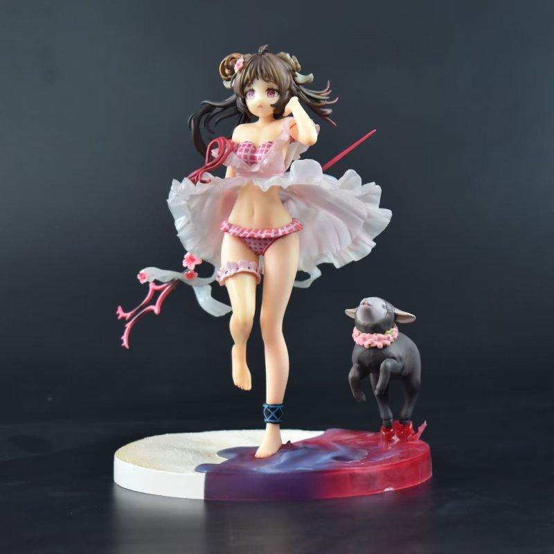 Arknights Eyjafjalla Summer Petals FA018 Ver Anime Figur Spielzeug Spiel PVC Action Sammeln Geschenk Modell Puppe
