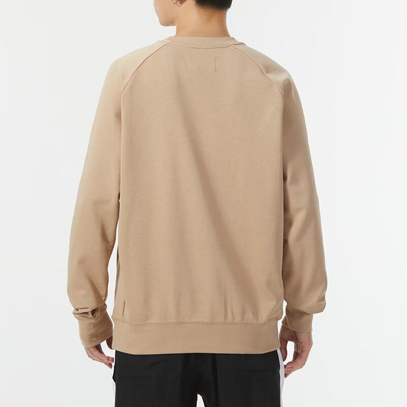 Jordan Solid Logo Running Fitness Training Casual Long Sleeve Sweatshirt Men Tops Light-Khaki DV1287-244