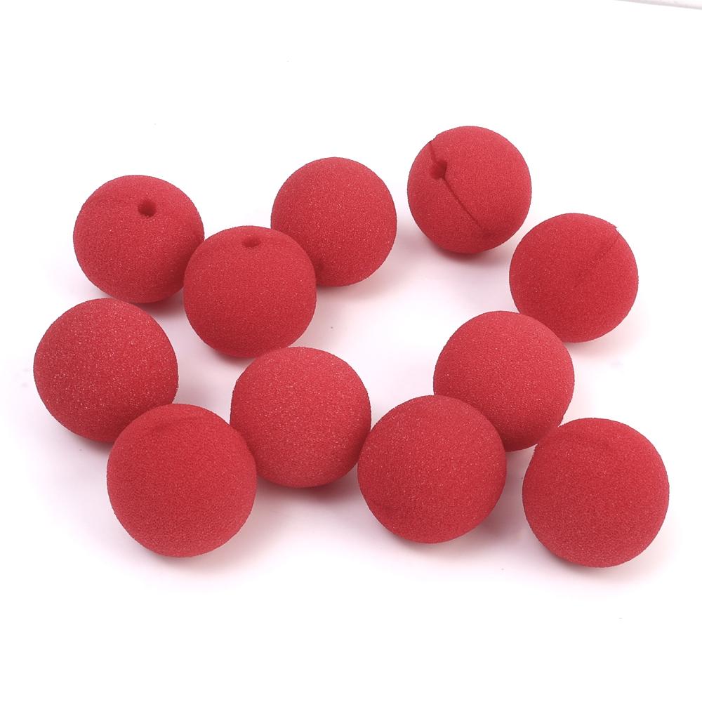 5/300pcs Red Clown Nose Cosplay Costume Props DIY Foam Sponge Balls Funny Circus Performance Party Halloween Decoration Supplies