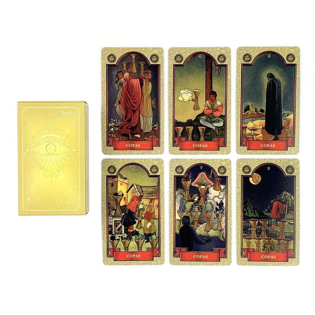 New Tarot Cards Spanish Languag Predictive Divination Board Game Cards Family Gathering Cards Game , Ideal For Gifts Gaving