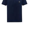 Emporio Armani Ss24 Solid Color Logo Patch Casual Short Sleeve Polo Shirt Men Polo Shirts Navy-Blue 211804-4R460-6935
