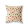 Snowflake Christmas Theme Printing Pattern Polyester Cushion Cover Home Living Room Sofa Decoration Square Pillow Pillow Cover