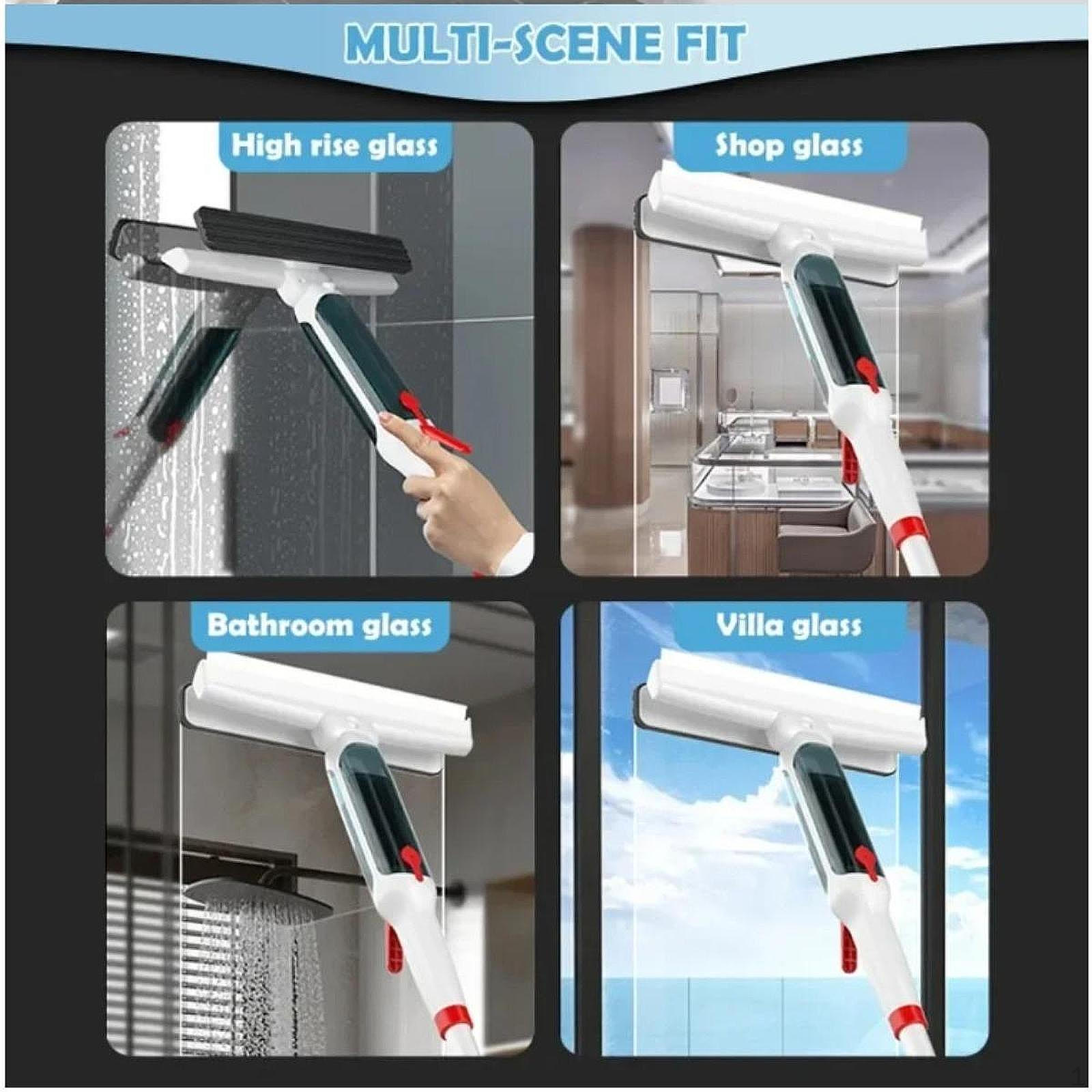 

Эффективный набор для мытья окон и скребок для дома, душевых зон 24cmx150cm