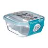 Glas-Lunchbox 800ml 16x16x7,40cm