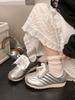 Retro Versatile Platform German Training Shoes Women's 2025 New Spring Casual Little White Shoes Sports Heightening Forrest Gump Board Shoes