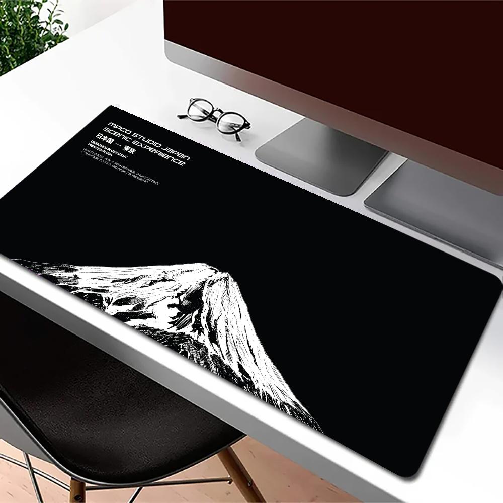 Mount Fuji Mouse Pad XXL Large Desk Mat Non-slip Rubber Lock Edge Gaming Keyboard Mousepad Computer Table Mat Office Accessory