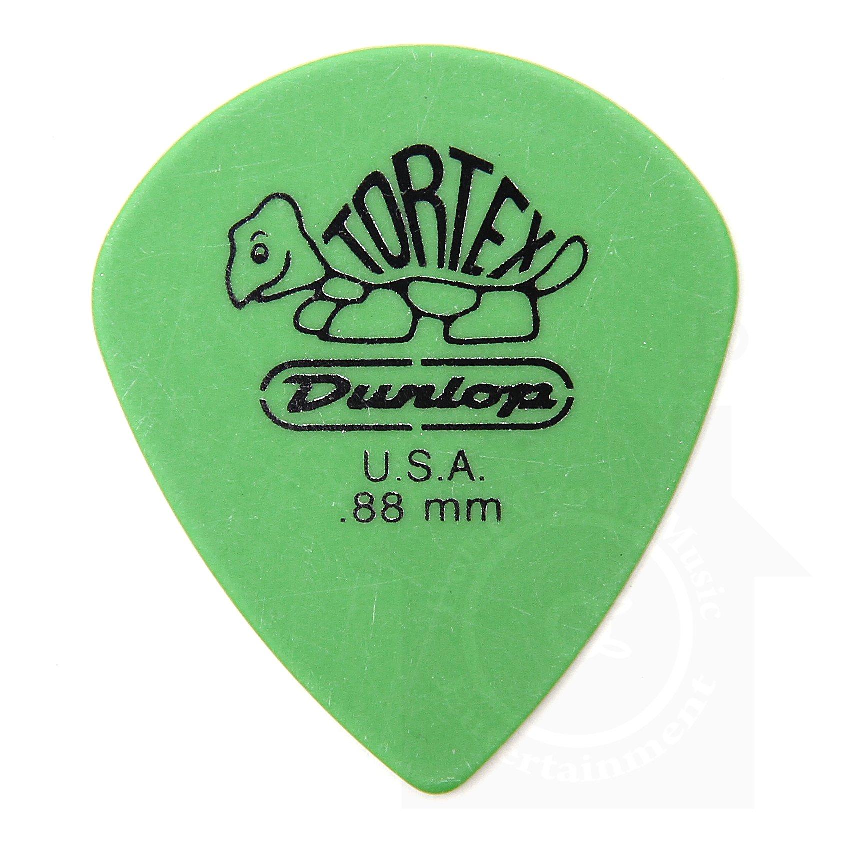 

Jim Dunlop Tortex Jazz III XL with Tortex Jazz III XL Picks and Musent Custom Players Picks Picks, 24-Pack, 0.88mm, 498B088-GRN-24P