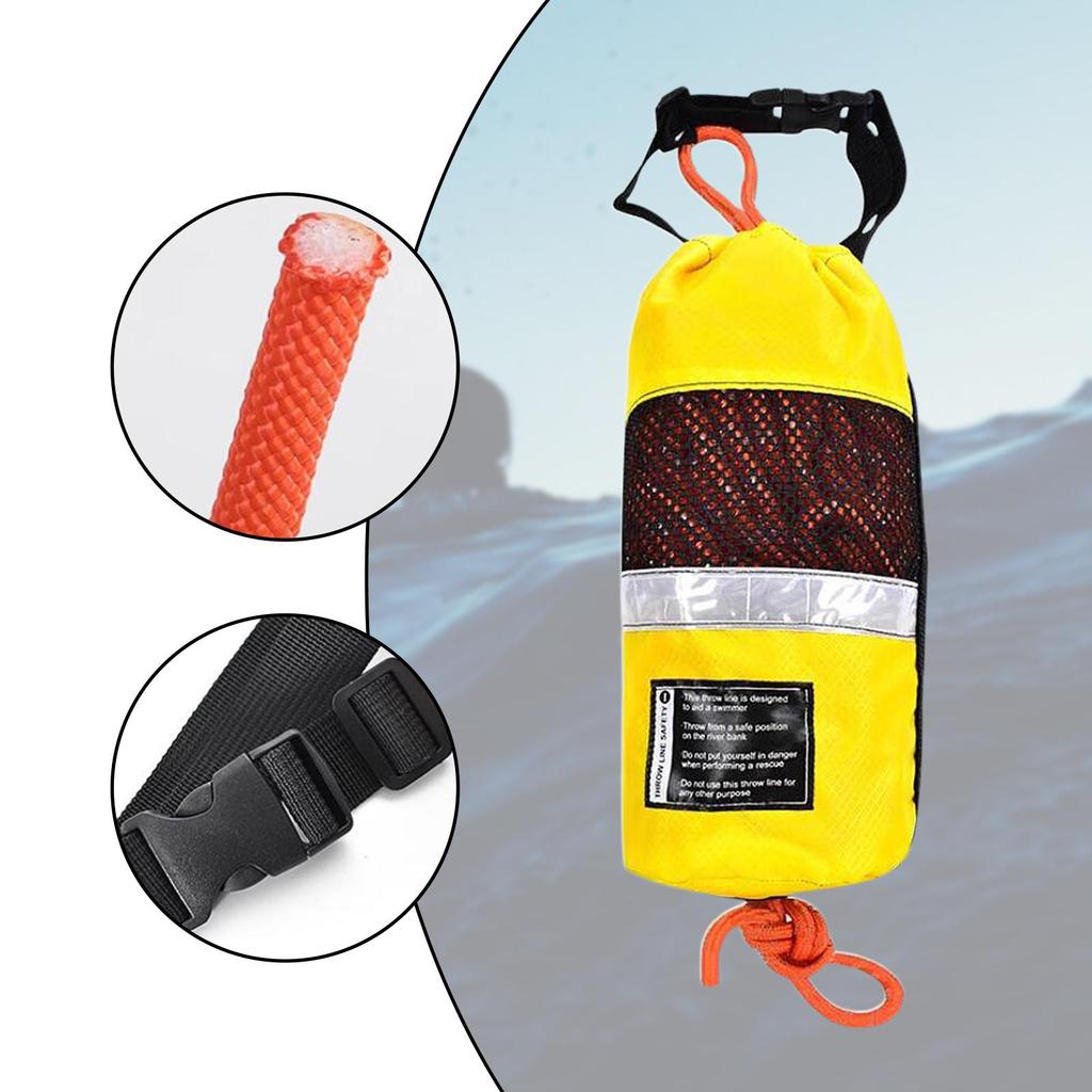 Rope, Throw , Outdoor Rope with PP Fiber Material And Lightweight Portability for Kayaking,