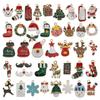 2096pc Merry Christmas Alloy Diy Ornament Santa Snowman Elk Bell Decor Pendant