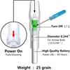 6PCS S Led Lighted Nocks for Arrows with .244"/6.2mm Inside Diameter,Screwdriver Included