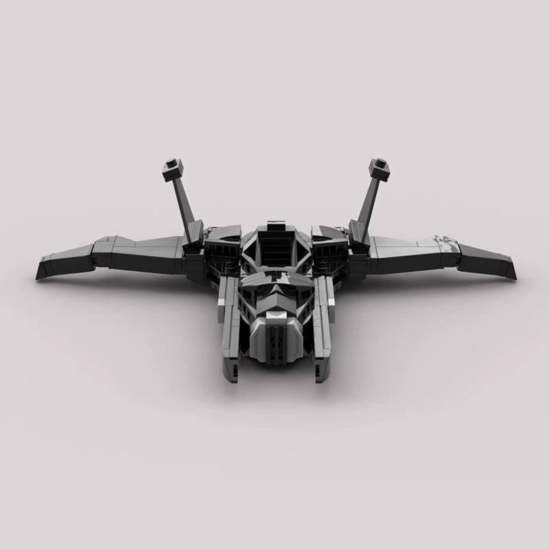 MOC Children's Gift Building Blocks Batman Tank Compatible with Arkham Batwing Model Male Assembled Toy