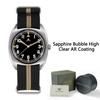 Militado Miyota Super 2035 GL12 Quartz Movement Watch Military Field Watch Sapphire Waterproof Luminous 36mm Watches