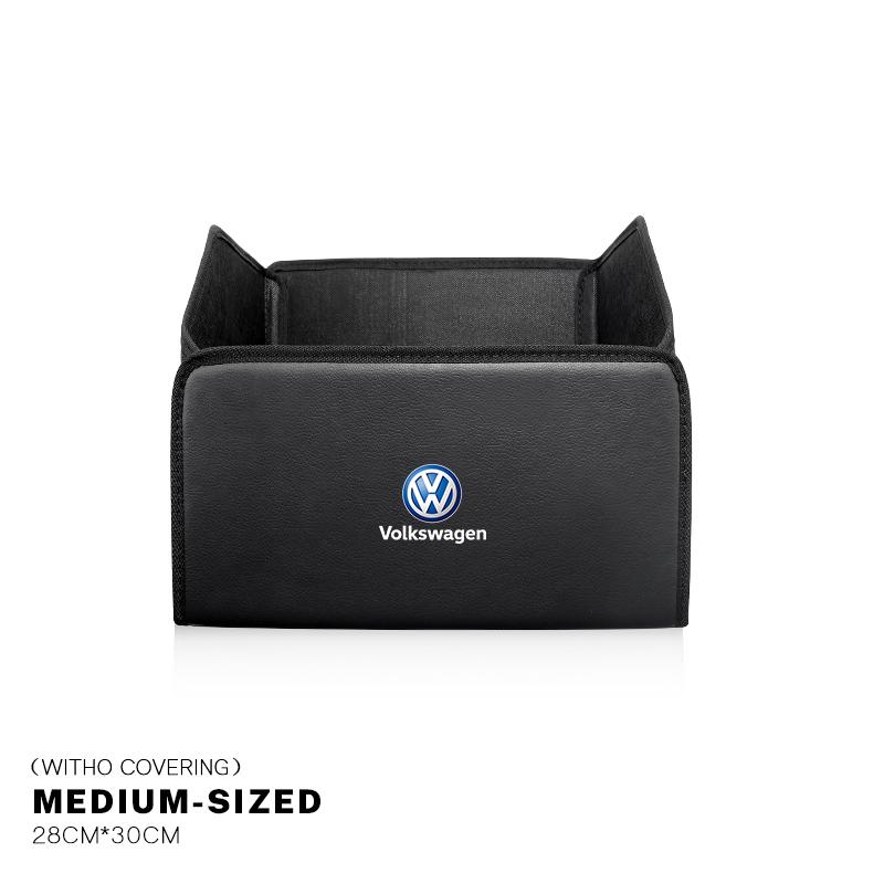 Car Trunk Storage Box Organizer Stowing Tidying Container Bag For VW Scirocco Jetta Beetle Golf Passat B6 Polo Tiguan CC Hub Cap
