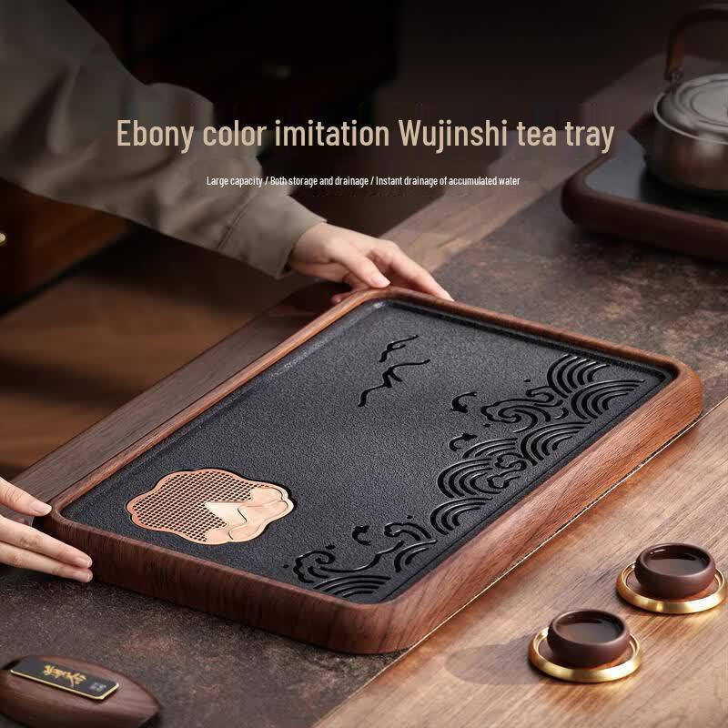 Small Chinese Acrylic Kung Fu Tea Tray