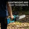 Rechargeable 12-inch Brushless Lithium Chainsaw - Portable Handheld Electric Saw for Outdoor Logging